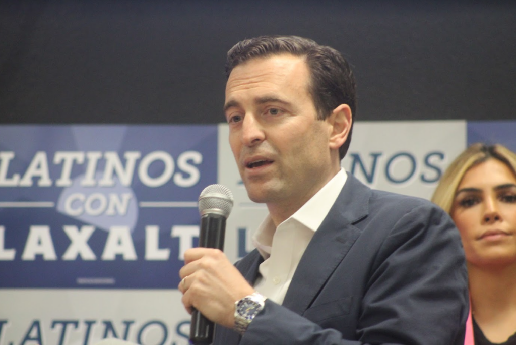 Adam Laxalt peddles ‘great replacement theory’ on GOP campaign trail
