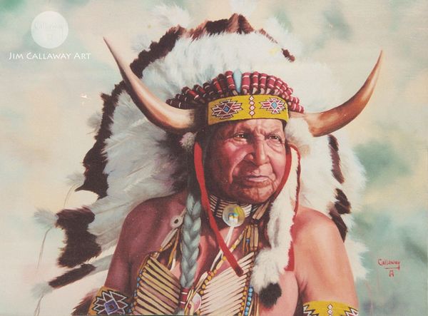 Chief Bald Eagle by Jim Callaway.